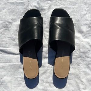 Christian Soriano Black Sandal Mules